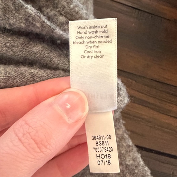 Athleta Transit Fine Merino Wool Blend Turtleneck Sweater Colorblock - Picture 5 of 8